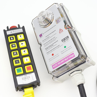 Télécommande industrielle d'arrêt d'urgence 8 boutons, vitesse unique, indice de protection IP67, anti-parasitage pour grue à portique extérieure