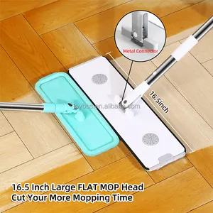 Joybos Flat Floor Mop und Bucket Hand Free Mop mit Eimer und Squeeze Multifunktions-Haushalts reinigungs werkzeugen für alle Bodentypen