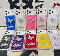 Coque de téléphone portable BAILI Factory populaire à motif coquillage, papillon et cœur, avec perles, pour Redmi A7 PRO/Note15 Pro/15C
