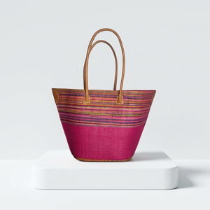 Bolso bandolera de paja tejida a rayas, bolso de hombro de gran capacidad, bolso de mano de color sólido para ir al trabajo, a la playa, para viajes y compras - Product Image 2