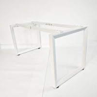 Bureau de direction convertible moderne QINGSHUAI QS-55 personnalisable par le fabricant, modulaire, extensible, en fer, à assembler soi-même pour le bureau