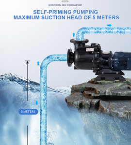 <span class=keywords><strong>Pompa</strong></span> Centrifuga Autoadescante ad Alta Pressione e Portata Elevata 7.5HP, Aspirazione 5m, per Circolazione Liquidi Chimici, Pompe Filtranti JIEKAI - Product Image 3