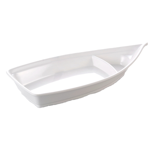Assiette Originale en Mélamine en Forme de <span class=keywords><strong>Bateau</strong></span> pour Hôtels et Restaurants, Assiette à Snack Spéciale - Product Image 1