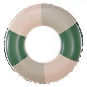 Anillo de natación para adultos Ins Wind Retro Stripe Underarm Swim Ring Pvc Inflator Swim Ring al por mayor - Product Image 1