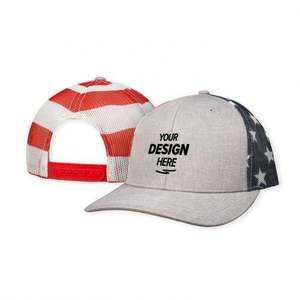 Casquette Trucker 5 Panneaux Personnalisée en Maille Style Hip Hop Tendance avec Logo Brodé Imprimé Numériquement pour Usage Extérieur - Product Image 2