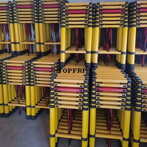 Professional Electrical Insulation Fiberglass Telescopic Extension <b>Ladder</b> - Product Image 4