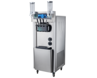Machine à yaourt et à crème glacée molle en acier inoxydable, de fabrication chinoise, à poser au sol, pour les cafés, les restaurants et les entreprises