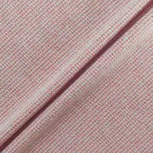 3 New style Knitted jacquard 50%polyester 50%cationic solid houndstooth fabric for coat