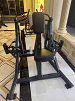 Equipo de gimnasio comercial, máquina de fila de polea baja de remo lateral, prensa de pecho, Material de acero, equipo de Fitness cargado, ejercicio de espalda
