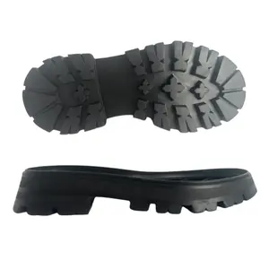 Hersteller Gummissole für Stiefel Schuhe niedrige Ferse Gummissole für Schuhe Kausalien rutschfeste Sohle für Damen Kletterschuh