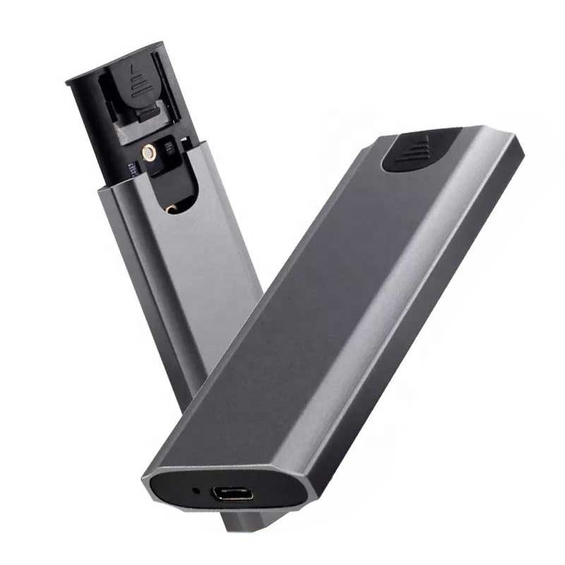OEM 2 in 1 M.2 Nvme Ssd External Portable Enclosure Case Type c Usb3.1 10gbps Nvme Sata Dual Protocol Ssd Usb 3.2 Gen 2 Enclosure