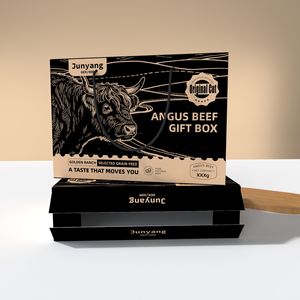 Embalaje de cartón corrugado de lujo personalizado para <span class=keywords><strong>carne</strong></span> de res argentina con asas y cajas corrugadas degradables - Product Image 4