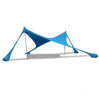Tente de protection solaire en lycra portable de vente chaude plage extérieure et auvent de camping utilisation transfrontalière pour le mobilier d'extérieur
