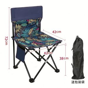 Chaise de pêche de jardin portable et légère pour l'extérieur, chaise pliante de plage - Product Image 3