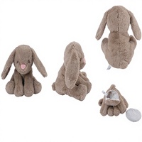 Peluche lapin lestée chauffable au micro-ondes, parfumée, douce et chaude, compresse apaisante pour le sommeil, soulagement de l'anxiété, unisexe