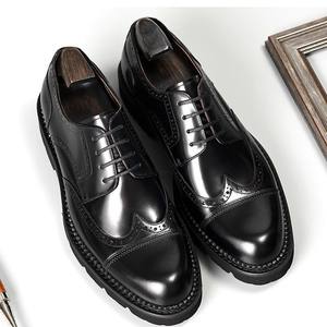 Chaussures en cuir sur mesure haut de gamme pour hommes, style brogue, design rétro britannique, adaptées aux occasions formelles, professionnelles et décontractées - Product Image 6