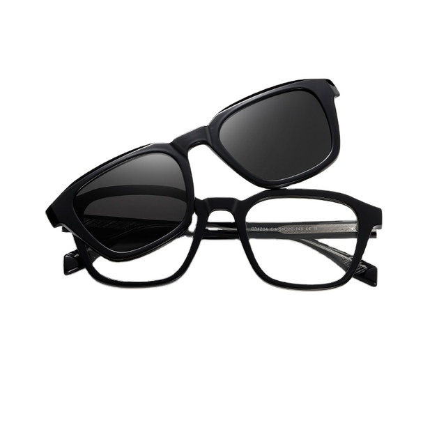 Polarized Sunglasses Magnetic Clip on Blue Light Blocking Glasses Custom Logo Wholesale Photographer Outdoor Eyewear