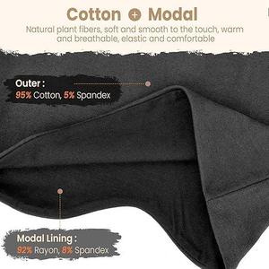 Casquette HKZB personnalisée en modalcoton neutre, douce pour la peau, sans bord, technique de suture invisible, avec élastique, ajustée et confortable - Product Image 3