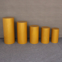 Fournitures de décoration pour événements de mariage, socles de fenêtre, accessoires, piédestal cylindrique rond, support pliable, table à dessert cylindrique