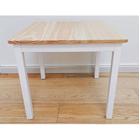 Ensemble de table et chaises d'étude pour enfants en bois de pin, mobilier de bureau pour activités de lecture et d'écriture à la maison ou en classe pour tout-petits