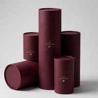 Boîte cylindrique ronde en carton rigide robuste pour l'emballage de bouteilles de vin, de whisky, de champagne et de spiritueux, vente en gros personnalisée