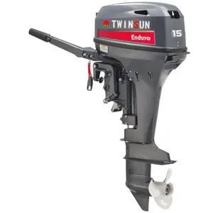 TWINSUN China Short Tail Shaft Boat 15hp Outboard Boat Motor 2 Stroke Trolling Motor Motor Fuers De Borda 15 Hp 2 Tiempos