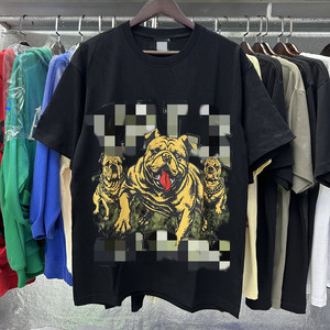 2025 Summer Hot Diamond <strong>Short</strong> <strong>Sleeve</strong> Dog Pattern T-<strong>Shirt</strong> for Streetwear Vale Valley Lives Cotton Home <strong>Shirts</strong> - Product Image 1