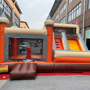 Lo scivolo gonfiabile per auto gonfiabile in PVC bianco commerciale per <span class=keywords><strong>feste</strong></span> include soffiatore-per l'intrattenimento per <span class=keywords><strong>bambini</strong></span> - Product Image 2