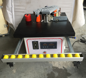 Nuovo aggiornamento macchina per l'incollaggio del legno macchina per la bordatura del pannello di controllo del Microcomputer con sigillatura della <span class=keywords><strong>colla</strong></span> a doppia faccia a rullo scorrevole - Product Image 2