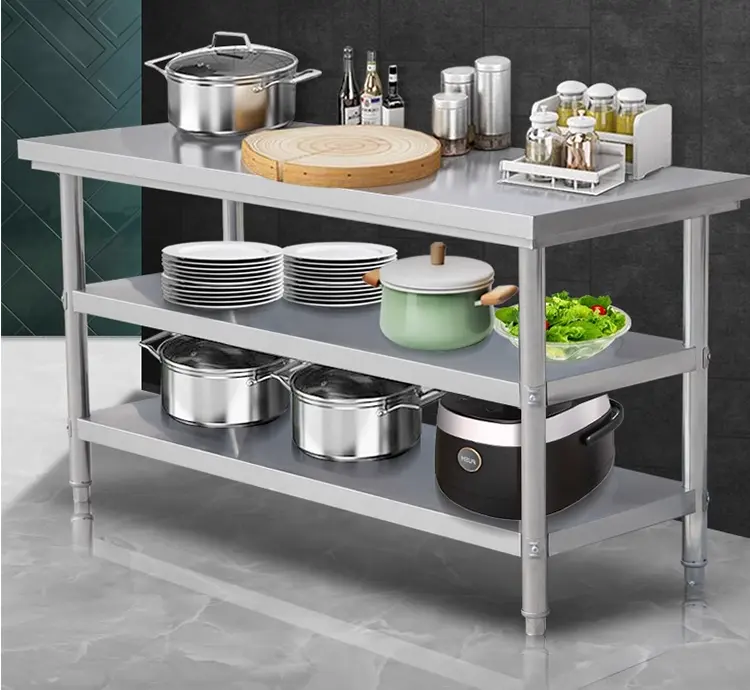 Manufacturers Wholesale ndustrail Kitchen Stainless Steel Work Table For Sale