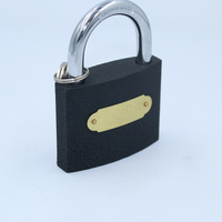Populaire robuste Pujiang 32mm manille courte petit fer cadenas personnalisé couleur noire serrures peintes