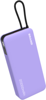 Power Bank 20000mAh 22.5W dengan Kabel Terintegrasi Pengisian Cepat Baterai Portabel dengan Layar Digital OEM Logo Kustom Grosir
