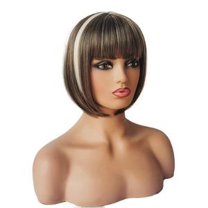 วิกผมผู้<span class=keywords><strong>หญิง</strong></span><span class=keywords><strong>ผม</strong></span><span class=keywords><strong>สั้น</strong></span>ตรง - <span class=keywords><strong>ทรง</strong></span><span class=keywords><strong>ผม</strong></span><span class=keywords><strong>บ๊</strong></span><span class=keywords><strong>อบ</strong></span> - หนังศีรษะเสมือนจริง - แสกข้าง - วิกผมสีน้ำตาลอ่อน - Product Image 4