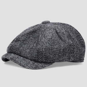 Casquette de peintre octogonale Razor <span class=keywords><strong>Gang</strong></span> pour homme et femme, style rétro britannique, béret en velours côtelé décontracté pour l'hiver - Product Image 4
