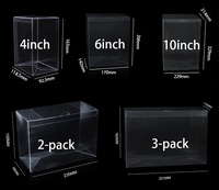 Kailiou FUNKO POP Étui en plastique PVC rigide transparent 0,5 mm pour protéger les figurines Pop Vinyl