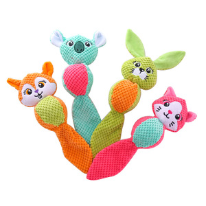 Juguetes de Peluche Ecológicos para Perros, Lindos Juguetes con Sonido en Forma de Zorro, Juguetes Masticables Interactivos con Sonido para Interiores - Product Image 6