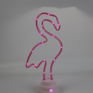 Los niños de la habitación del <span class=keywords><strong>flamenco</strong></span> bajo MOQ aman las luces LED de la decoración del <span class=keywords><strong>flamenco</strong></span> de la Navidad - Product Image 2