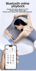 Almohada de Sonido Blanco <span class=keywords><strong>para</strong></span> Dormir con Altavoces de Conducción Ósea, 32 Sonidos <span class=keywords><strong>para</strong></span> Bloquear las Distracciones y Mejorar el Sueño - Product Image 5