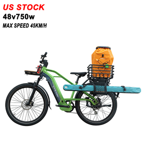 Bicicleta Eléctrica Urbana con Batería Oculta de 48V y Remolque Rápido, Bicicleta Eléctrica de 750W para Camping, Remolque Inigualable para Adultos - Product Image 6