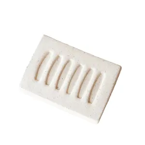 批发浴室肥皂架白色肥皂板用于家庭浴室装饰的独特肥皂碟