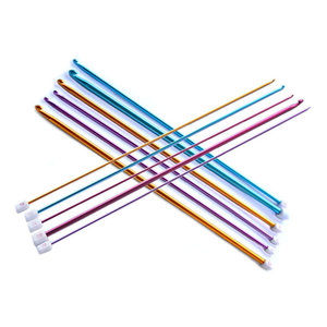 Juego de Agujas de <span class=keywords><strong>Ganchillo</strong></span> Afgano <span class=keywords><strong>Tunecino</strong></span> de Alta Calidad, Agujas de Tejer de Aluminio de 2 mm a 8 mm, Venta de Fábrica - Product Image 2