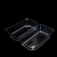 Conteneur transparent Croissant Macaron Pâtisserie Gâteau Emballage Récipient En Plastique À Clapet Froid Dessert Boîte Alimentaire