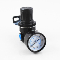 Régulateur de pression pneumatique NAR-200 RNKG 1/4 avec manomètre et support NAR200 Mini régulateur de pression d'air