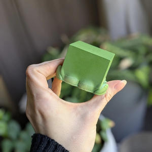 Witt 3D Cute Mushroom Frog Resin Structure décorative pour la maison peinte à la main - Product Image 4