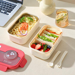 Camkta Lunch Box Rectangle 1080ml Airtight <b>Microwaveable</b> For Adults - Product Image 4