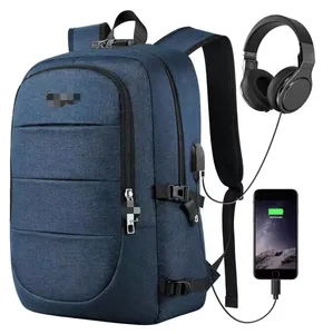 großhandel smart büro computer wasserdicht anti-diebstahl laptop rucksäcke tasche mit usb-aufladung für männer schule täglichen lebens rucksack