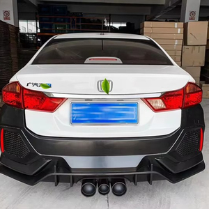ชุดแต่งรอบคันสำหรับ Honda City ปี 2015-2020 อัพเกรดเป็นสไตล์ Type R กันชนหน้า กันชนหลัง กระจังหน้า และปลายท่อไอเสีย - Product Image 5