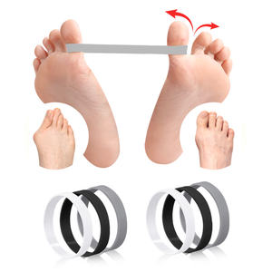 Tali regang silikon untuk jari kaki, Valgus dan kaki besar ortopedi latihan warna polos perangkat peregangan halus untuk jari kaki - Product Image 4