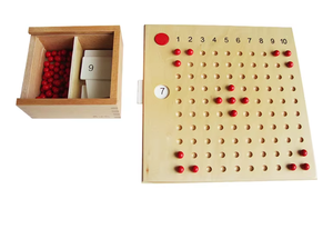 Tablero de multiplicación y división Montessori para niños, ayuda para enseñanza de matemáticas - Product Image 4