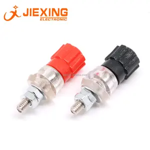 JS-910A Binding Post M4 Terminal Power Amplifier Connector Audio 4mm Banana Socket 35.5mm Red/Black